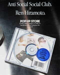 Anti Social Social Club×平本蓮 ポップアップストア開催｜コラボ商品販売